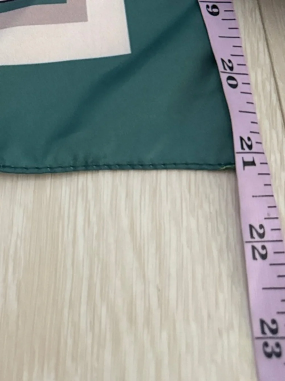 Botanical Patchwork Floral Scarf - Green Border